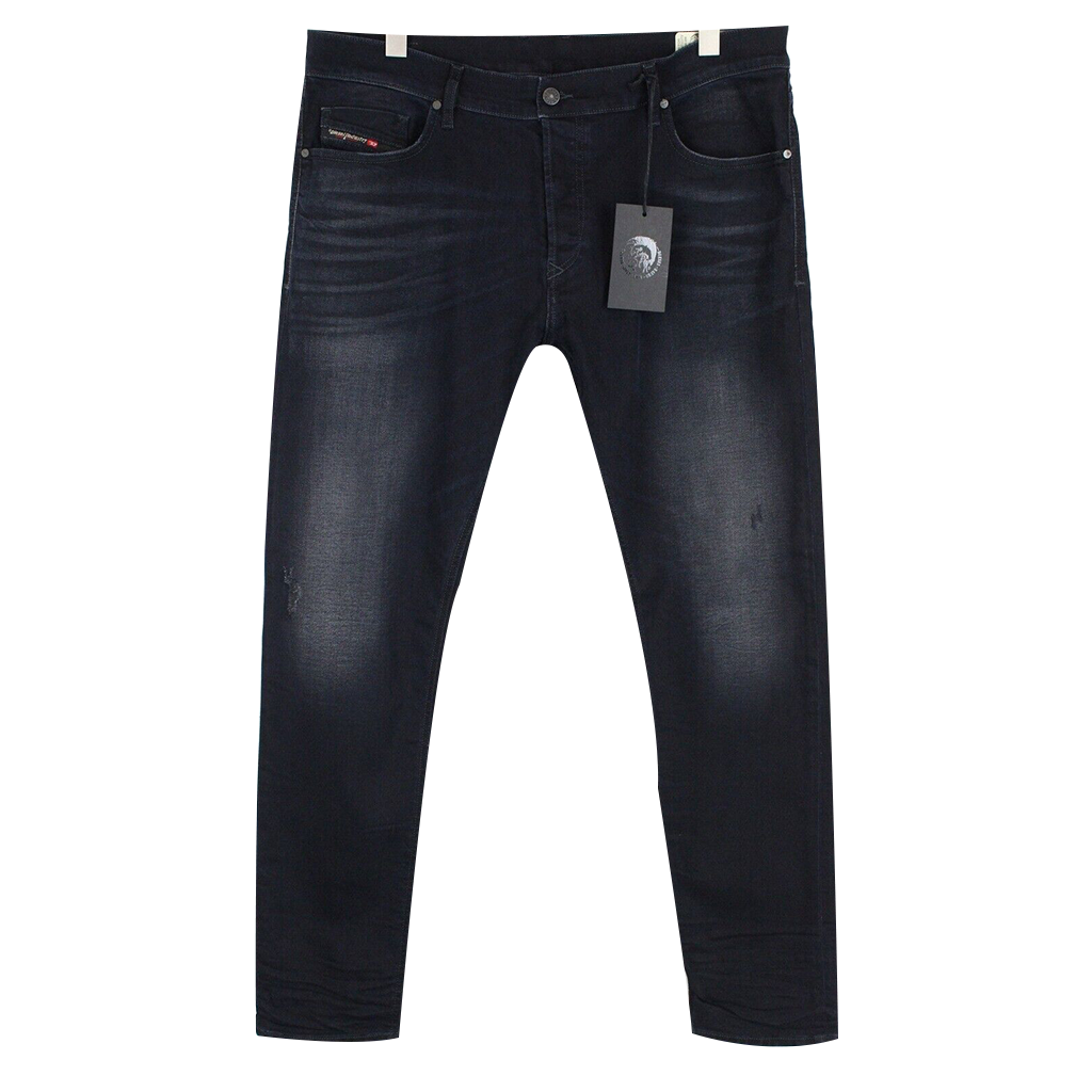 Mens DIESEL Jeans Tepphar-X 0679R Dark Navy Slim Carrot Stretch W31 W40 RRP 320