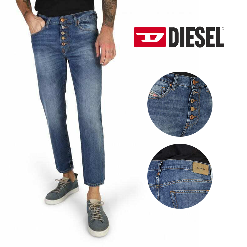 Men's DIESEL MHARKY-B 085AG STRETCH Denim Jeans SLIM SKINNY Blue RRP £140