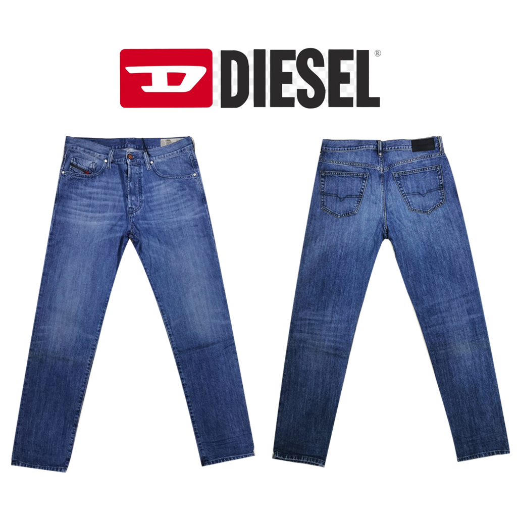 DIESEL Thommer 081AS Men's Jeans Denim Cotton Stretch Slim Skinny Blue