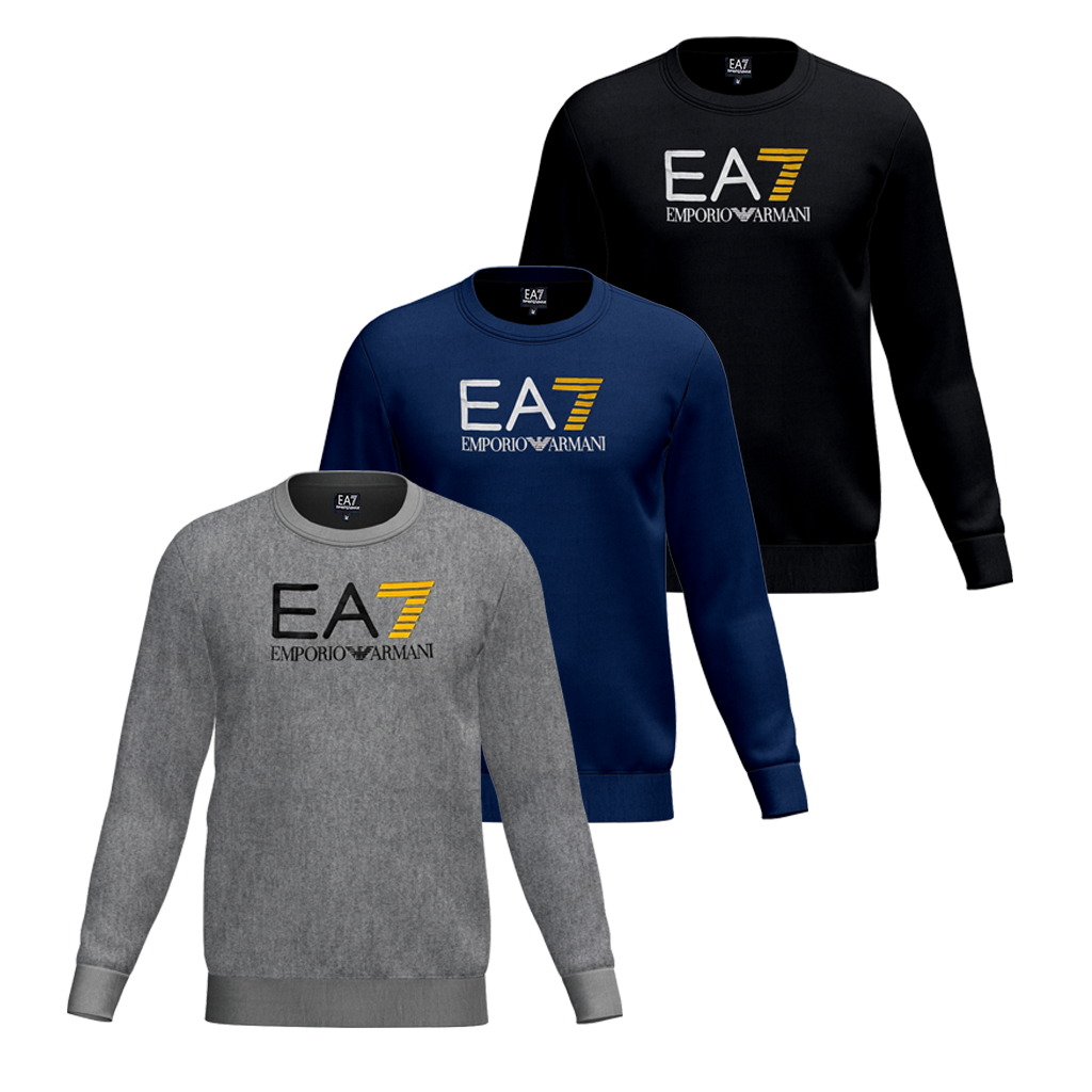 Men s EA7 Sweatshirts Emporio Armani Sweatshirt Final Clarence Sale Stylerstreet