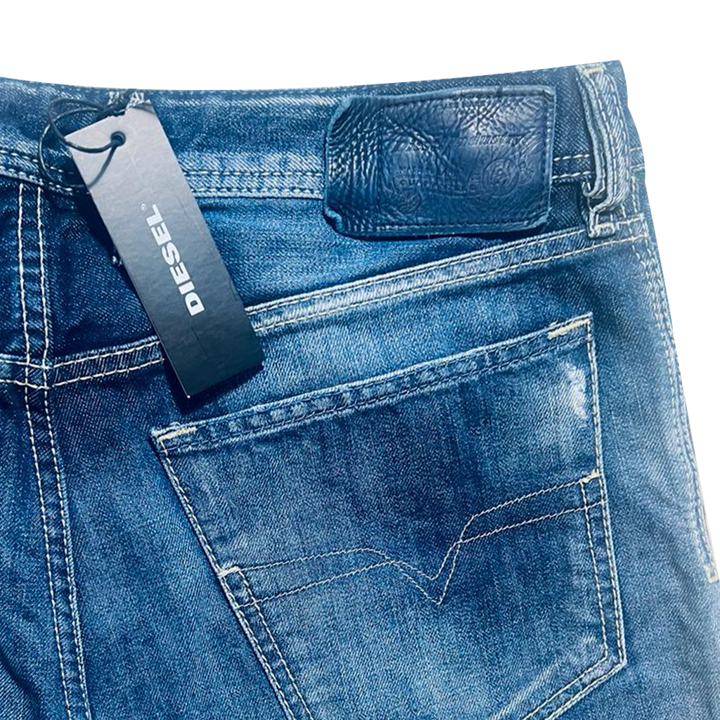 DIESEL Men's Denim Jeans (W31 L30) Prototipi Blue Slim Fit Clearance S Stylerstreet
