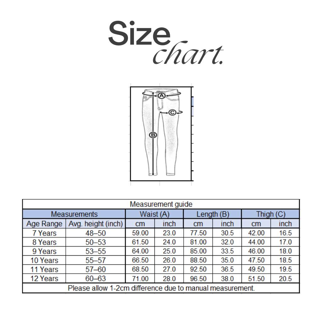 Girls Regular fit Denim Jeans Dellmoor Stretchy Pants Fashion