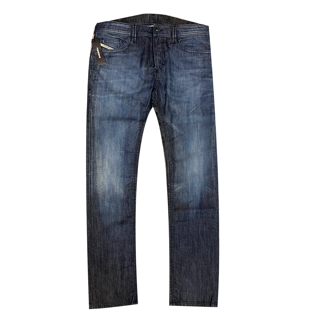 Men s Diesel Prototipi Denim Jeans Slim Skinny Fit dark blue
