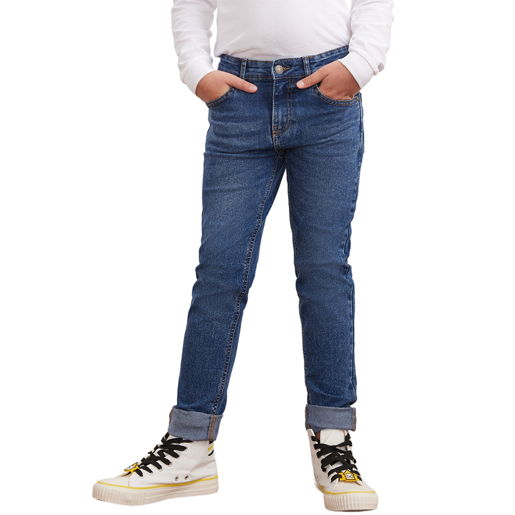 Boys Jeans - Stretchable Denim Pants with Adjustable waistband Age 7 t –  Stylerstreet