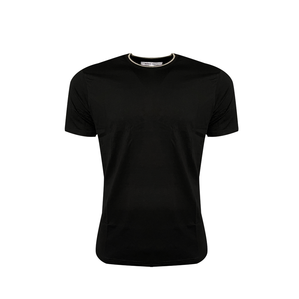 Mens Plain  T-shirts Crew Neck Cotton Gym Work Casual Short Sleeve Tee Top Black