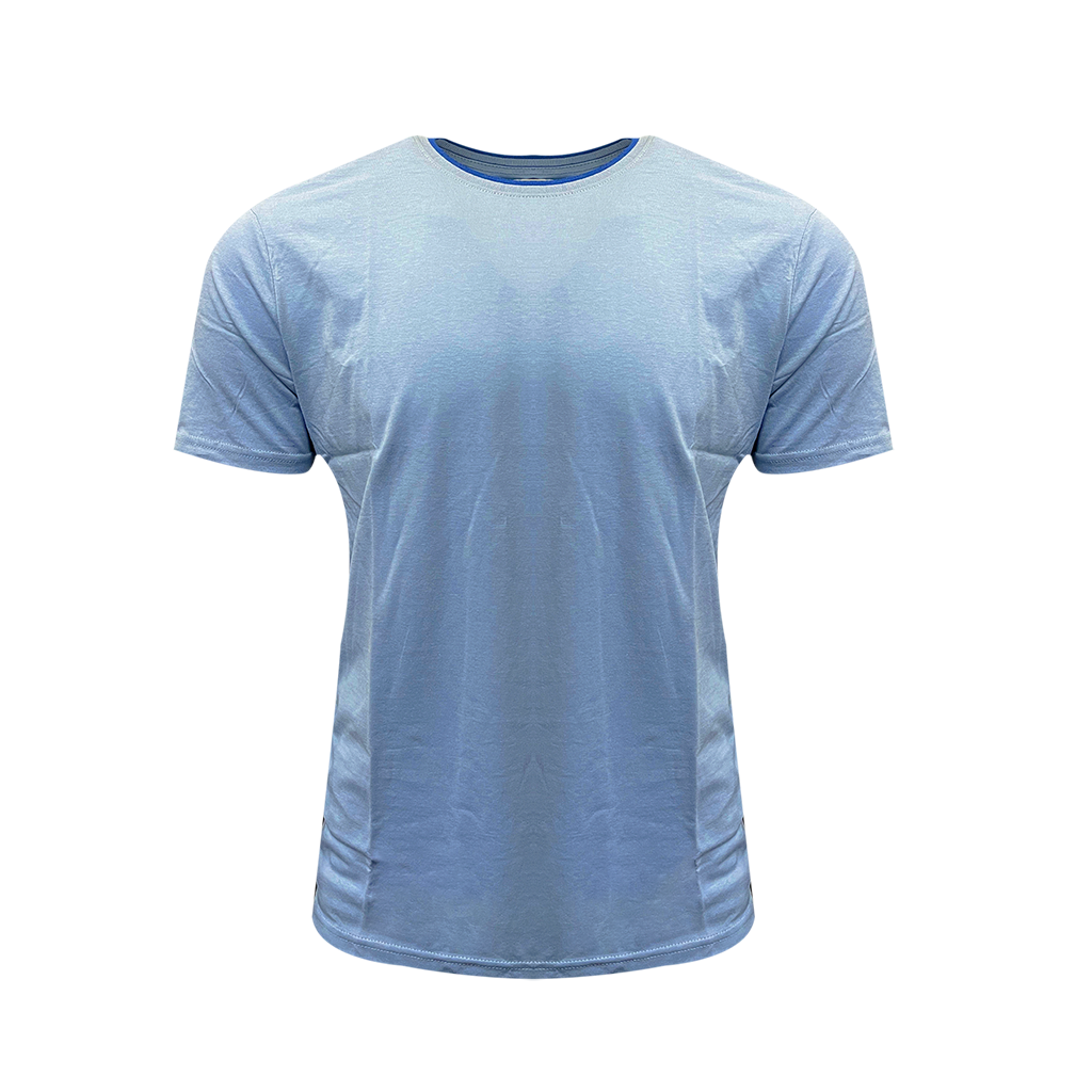 Mens Plain  T-shirts Crew Neck Cotton Gym Work Casual Short Sleeve Tee Top Lite