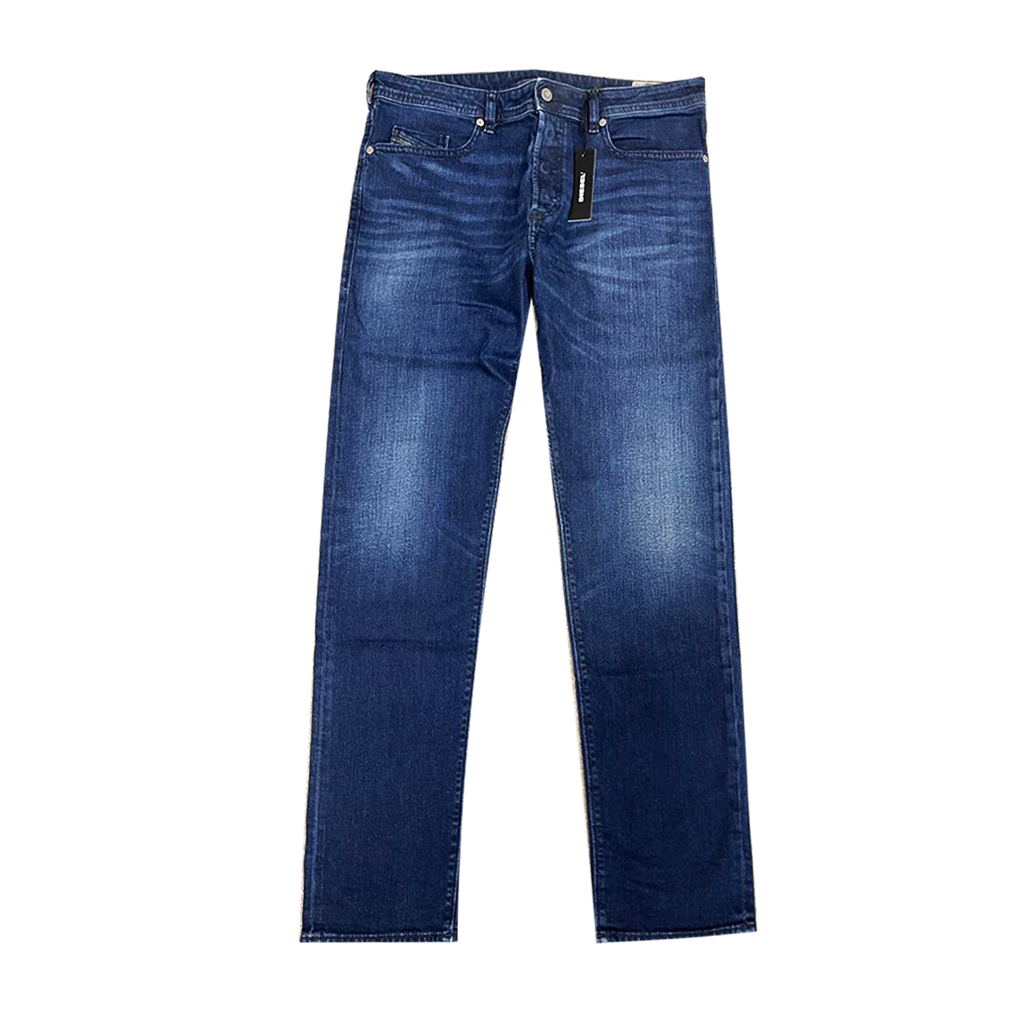 Diesel Buster Mens W36 L34 Blue Denim Regular Fit Non Distressed Jeans